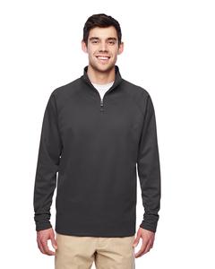 JERZEES PF95MR - 100% Polyester Fleece Quarter-Zip Cadet Collar Sweatshirt Stealth