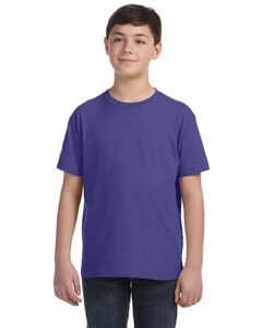LAT 6101 - Youth Fine Jersey T-Shirt Purple