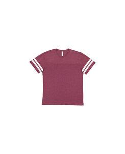 LAT 6937 - Vintage Football T-Shirt Vintage Burgundy