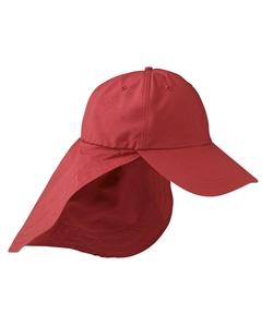 Adams EOM101 - 6-Panel UV Low-Profile Cap with Elongated Bill and Neck Cape