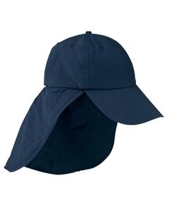 Adams EOM101 - 6-Panel UV Low-Profile Cap with Elongated Bill and Neck Cape Marina
