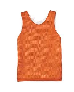 A4 N2206 - Youth Reversible Mesh Tank Shirt Orange/White
