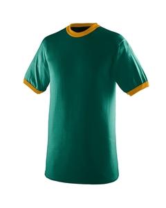 Augusta 711 - Youth Ringer T-Shirt Dark Green/Gold