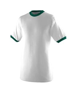 Augusta 711 - Youth Ringer T-Shirt White/Dark Green