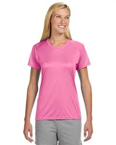A4 NW3201 - Ladies Shorts Sleeve Cooling Performance Crew Shirt Pink