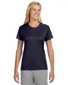 A4 NW3201 - Ladies Shorts Sleeve Cooling Performance Crew Shirt Navy