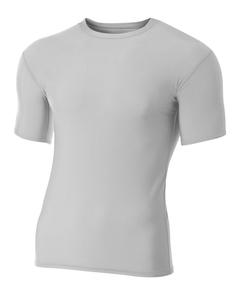 A4 N3130 - Shorts Sleeve Compression Crew Shirt