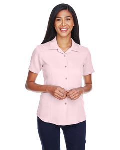 Harriton M570W - Ladies Bahama Cord Camp Shirt Blush