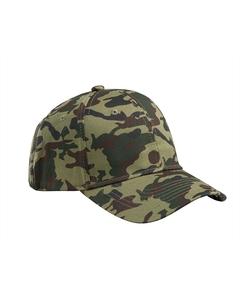 Big Accessories BX024 - Structured Camo Hat Forest Camo