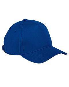 Big Accessories BX034 - 5-Panel Brushed Twill Cap Royal