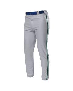 A4 N6178 - Pro Style Elastic Bottom Baseball Pants Grey/Forest
