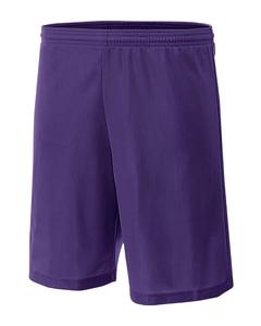 A4 NB5184 - Youth 6" Inseam Micro Mesh Shorts Púrpura