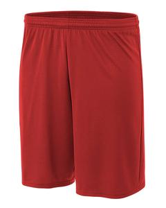 A4 NB5281 - Youth Cooling Performance Power Mesh Practice Shorts Scarlet