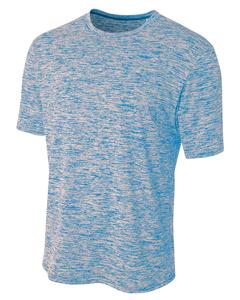 A4 N3296 - Men's Space Dye T-Shirt La luz azul