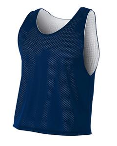 A4 NB2274 - Youth Lacrosse Reversible Practice Jersey Navy/White