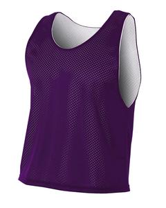 A4 NB2274 - Youth Lacrosse Reversible Practice Jersey Purple/White