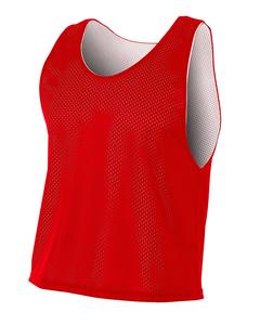A4 NB2274 - Youth Lacrosse Reversible Practice Jersey Scarlet/White