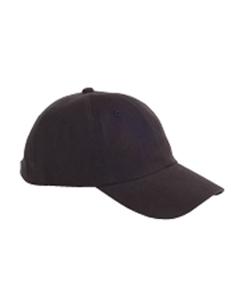 Big Accessories BX001Y - Youth 6-Panel Brushed Twill Unstructured Cap Negro