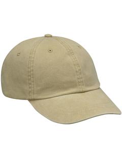 Adams AD969 - 6-Panel Low-Profile Washed Pigment-Dyed Cap Chamois