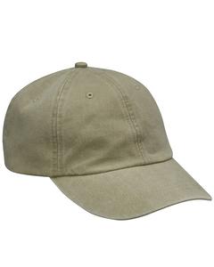 Adams AD969 - 6-Panel Low-Profile Washed Pigment-Dyed Cap Caqui