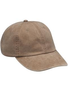 Adams AD969 - 6-Panel Low-Profile Washed Pigment-Dyed Cap Mississippi Mud