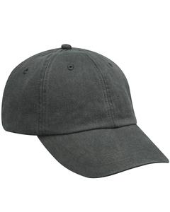 Adams AD969 - 6-Panel Low-Profile Washed Pigment-Dyed Cap Charcoal