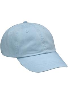 Adams AD969 - 6-Panel Low-Profile Washed Pigment-Dyed Cap Baby Blue