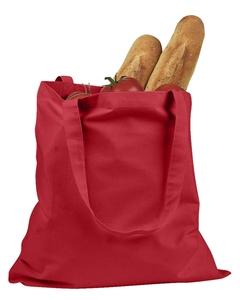 BAGedge BE007 - 6 oz. Canvas Promo Tote Red