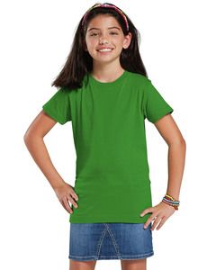 LAT 2616 - Girls Fine Jersey Longer Length T-Shirt