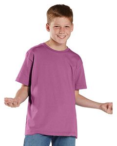 LAT 6101 - Youth Fine Jersey T-Shirt Raspberry