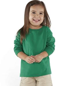 Rabbit Skins 3302 - Fine Jersey Toddler Long Sleeve T-Shirt Kelly