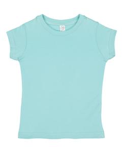 Rabbit Skins 3316 - Fine Jersey Toddler Girl's T-Shirt Chill