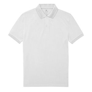B&C BCID1 - Kurzarm Poloshirt für Herren Weiß