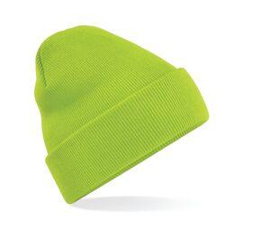 Beechfield BF045 - Beanie with Flap Lime