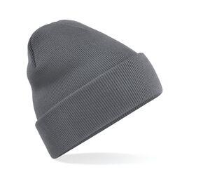 Beechfield BF045 - Beanie with Flap Graphite Grey