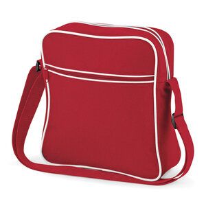 Bagbase BG160 - Retro Flight Bag Tasche Red/White
