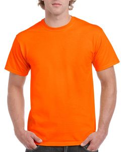 Gildan GN200 - Herren T-Shirt 100% Baumwolle Safety Orange