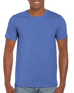 Gildan GN640 - T-Shirt Homem 64000 Softstyle Heather Royal