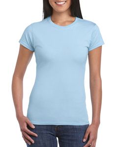 Gildan GN641 - Softstyle Damen Kurzarm T-Shirt Light Blue