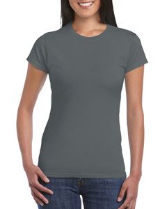 Gildan GN641 - Softstyle Damen Kurzarm T-Shirt Holzkohle