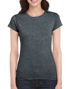Gildan GN641 - Softstyle Damen Kurzarm T-Shirt Dark Heather