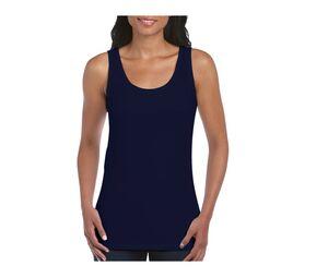 Gildan GN642 - Camiseta sin mangas para mujer 100% algodón Marina