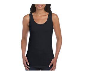 Gildan GN642 - Camiseta sin mangas para mujer 100% algodón Negro