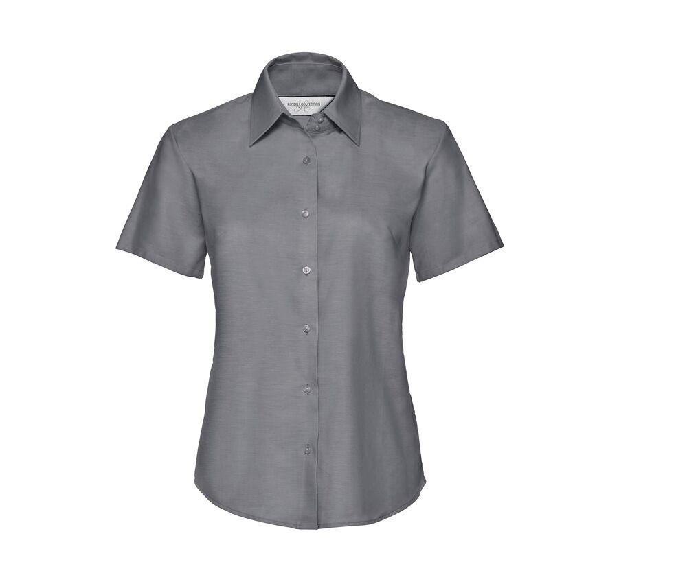 Russell Collection JZ33F - Ladies' Short Sleeve Easy Care Oxford Shirt