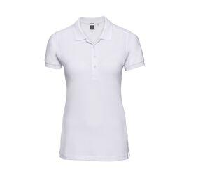 RUSSELL JZ565 - Ladies' Stretch Polo Blanca