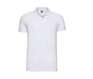 RUSSELL JZ566 - Men's Stretch Polo Blanc
