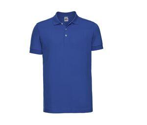 RUSSELL JZ566 - Men's Stretch Polo Azure Blue