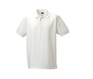 Russell JZ577 - Men's Ultimate Cotton Polo White