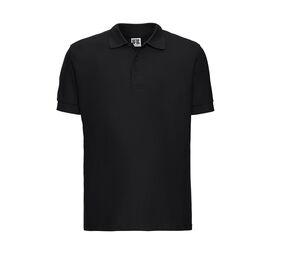 Russell JZ577 - Men's Ultimate Cotton Polo Black