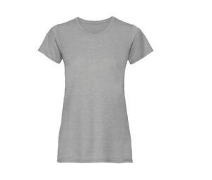 Russell JZ65F - HD Women's Short Sleeve T-Shirt Silver Marl
